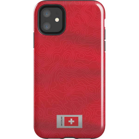 Switzerland Soccer Flag iPhone 11 Impact Case